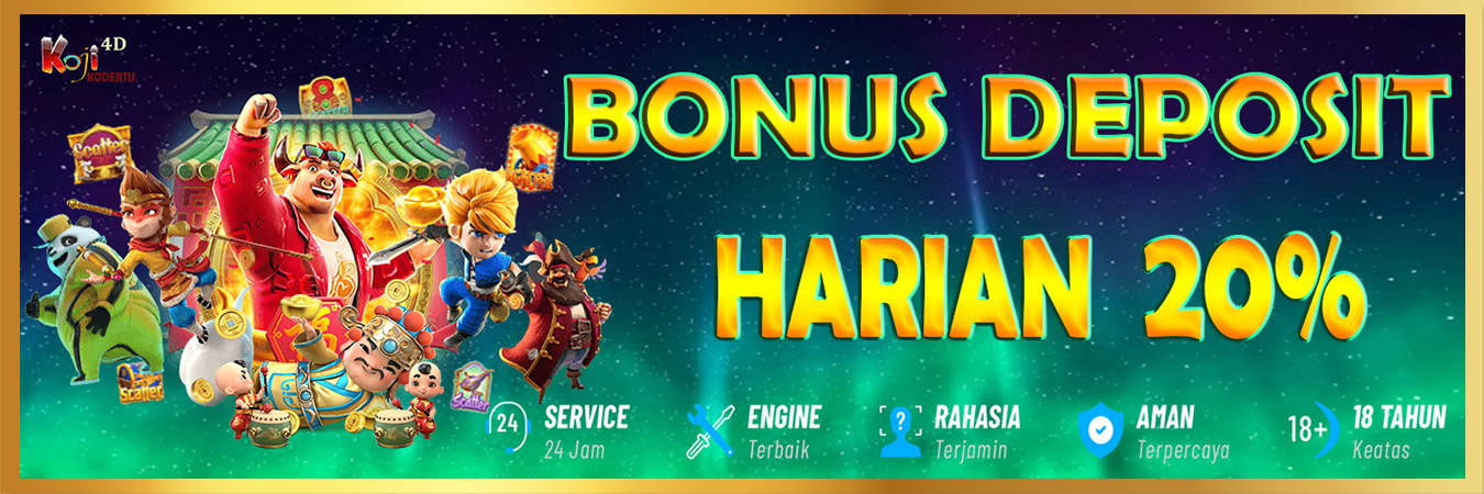 Bonus Deposit Harian Slot 20%